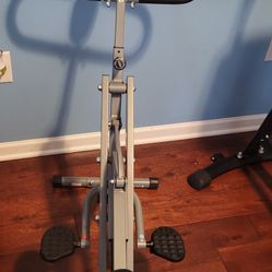 Sunny Health & Fitness Row-N-Ride, Heavy Duty Assisted Squat Machine.