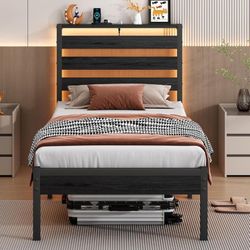 Brand New Led Twin Size Bed Frame (We Deliver) We also sell mattresses