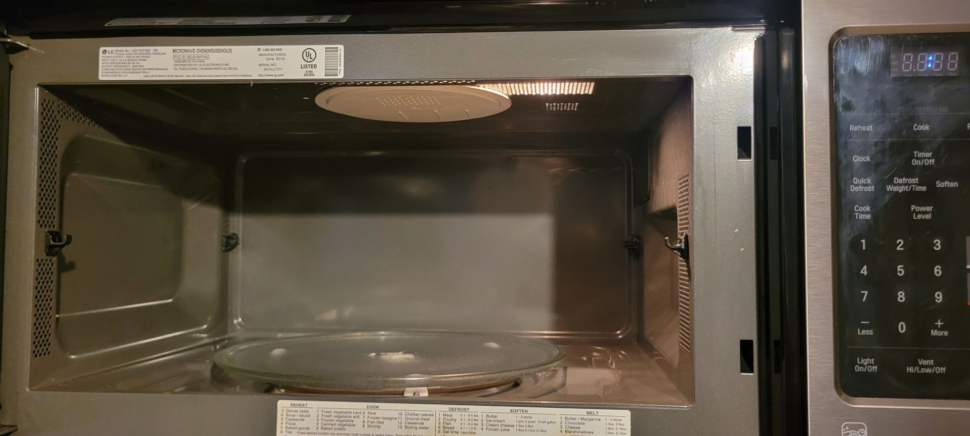 LG Over Range Microwave Oven