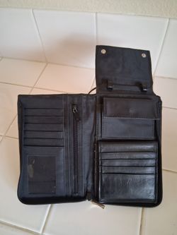 Pelle Studio Wilson Leather Black Soft Leather Clutch, Wallet