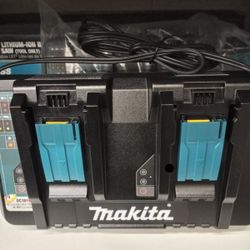 MAKITA 18-VOLT LITHIUM-ION DUAL PORT RAPID OPTIMUM CHARGER