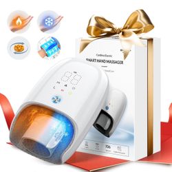 FSA HSA Eligible Hand Massager with Kneading Rollers Massage for Arthritis Carpal Tunnel Pain Relief,Cordless Handheld Massager Machine with Heat and 