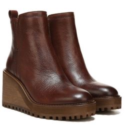 Zodiac Julie Brown Leather Bootie Size 7M