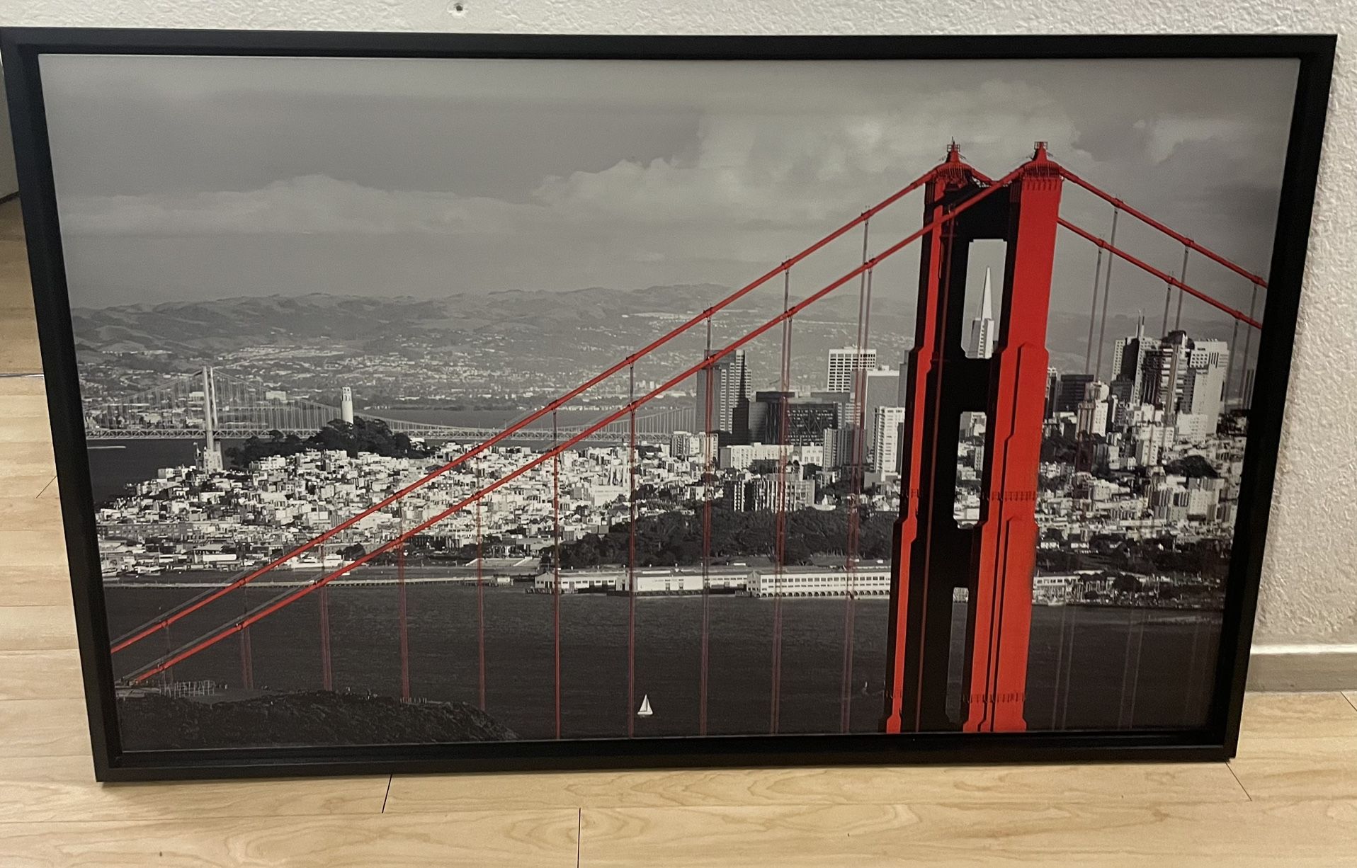 Golden Gate Bridge Framed Wall Art – 48.5” x 30.5”