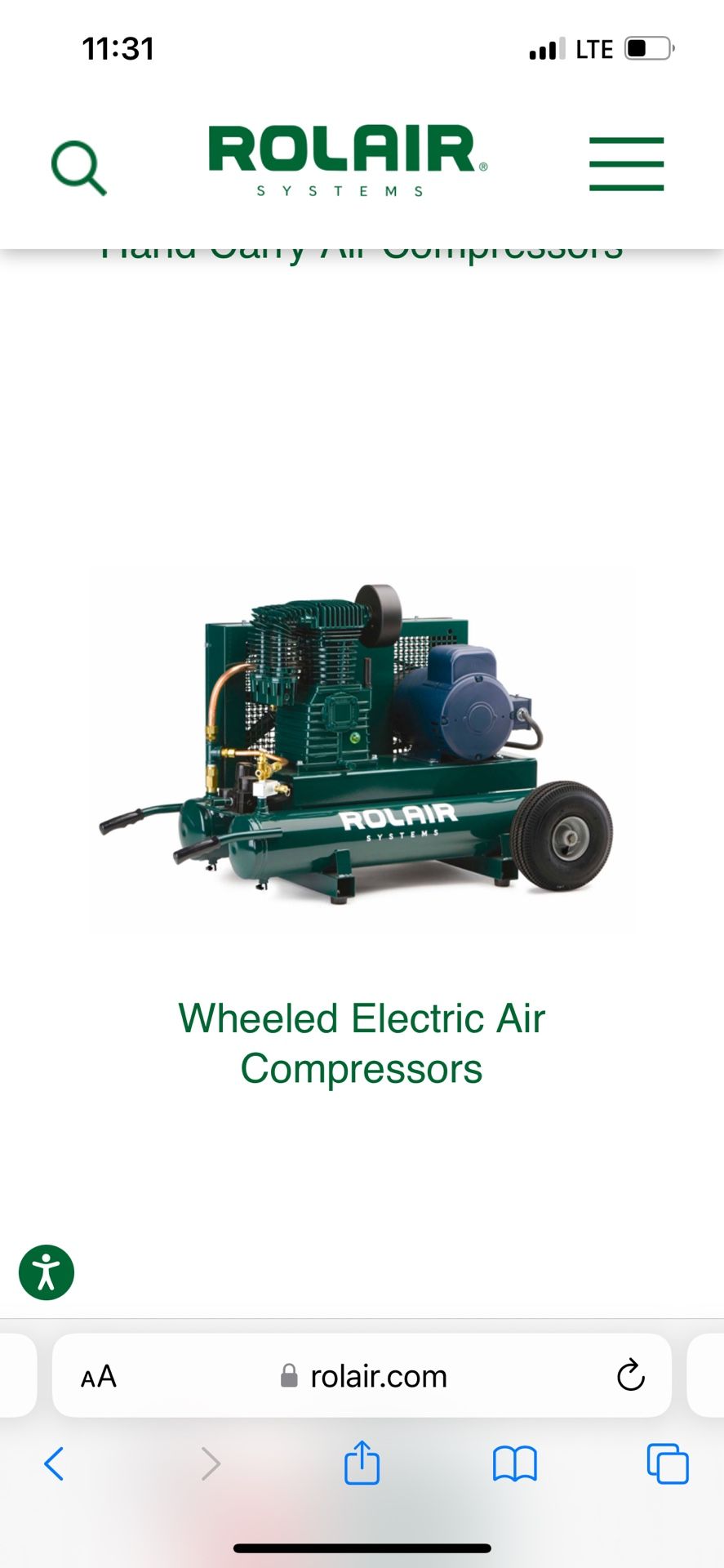 Rolair Compressor
