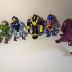 He-Man toy figures vintage and Newer. Read Description for details