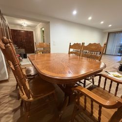 Wood Dining Set 