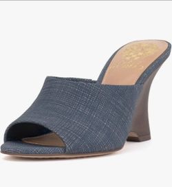 Vince Camuto  Denim Wedge