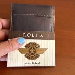 Rolf’s Aviator Bi Fold Wallet 