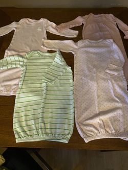 Size 0-3 Month Sleepers & Onesies.
