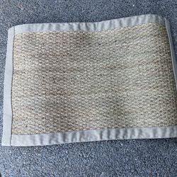 Pottery Barn 2x3  Custom Color-bound Seagrass Rug