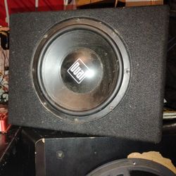 Dual 10 Inch Subwoofer With Built-in Amplifier