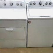 Large GE Electric Laundry Set