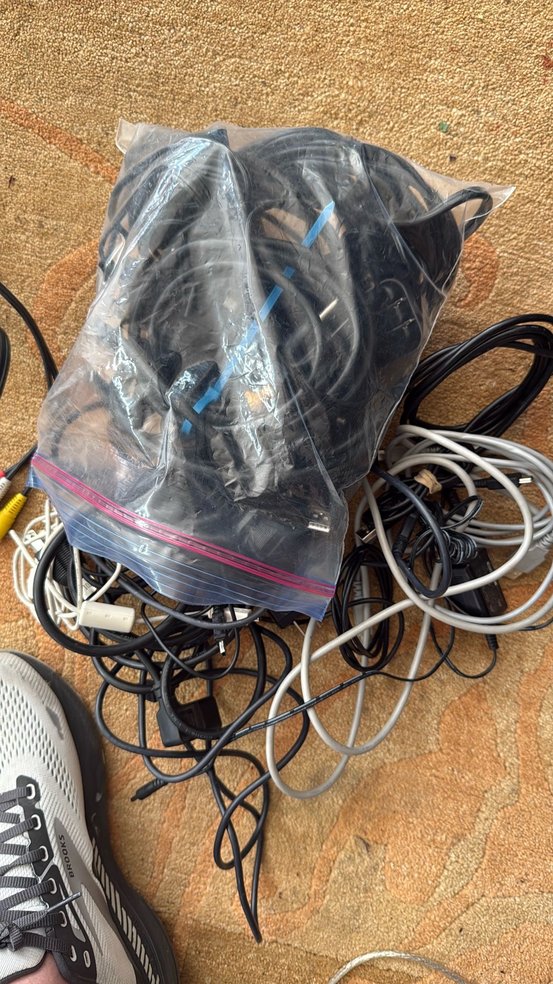Bag Of Misc Power Cords