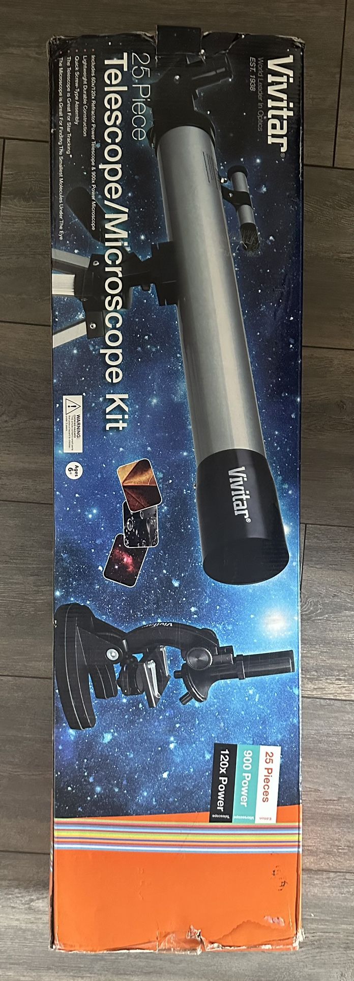 Vivitar 25 Piece Telescope/Microscope Kit