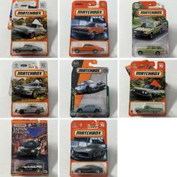 Matchbox Cars Lot of 8 Subaru Chevy Honda Others
