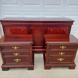 Dresser And 2 End Tables