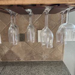 Wine Glass Rack W/ Hardware 
