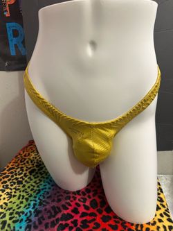 Handmade Gold Thong- Small Waist