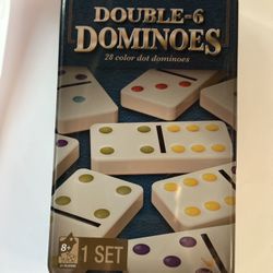 Spin Master Double 6 Dominoes 28 Color Dot Dominoes 
