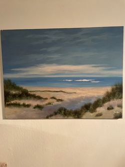 Seascape Wall Painting Oil On Canvas 48”x36”