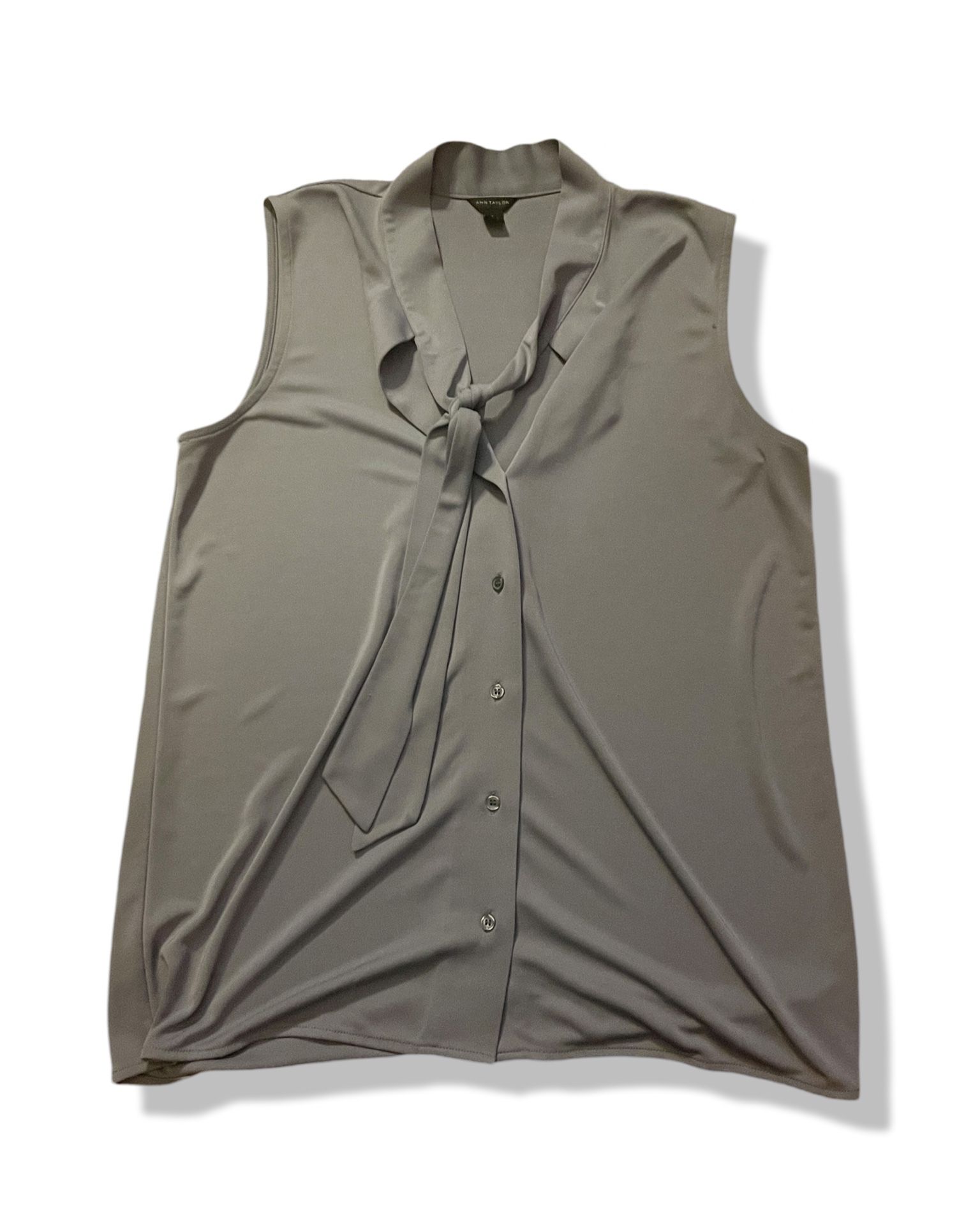 LOFT Brand Gray Blouse Size S