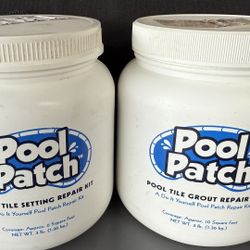 Pool Patch Tile Setting Repair Kit and Grout Repair Kit