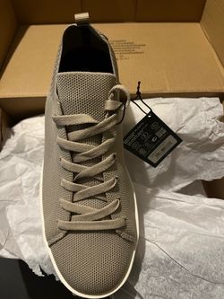 Beige Knit Low-Top Sneaker with Tags