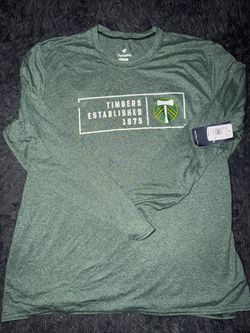 New Men’s 2XL Timbers long sleeve shirt