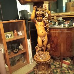 Hand Carved Italian Plant Stand