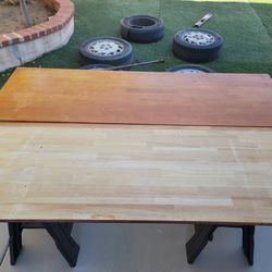 Butcher block 60" L x 19.75"W x  0.75" thick