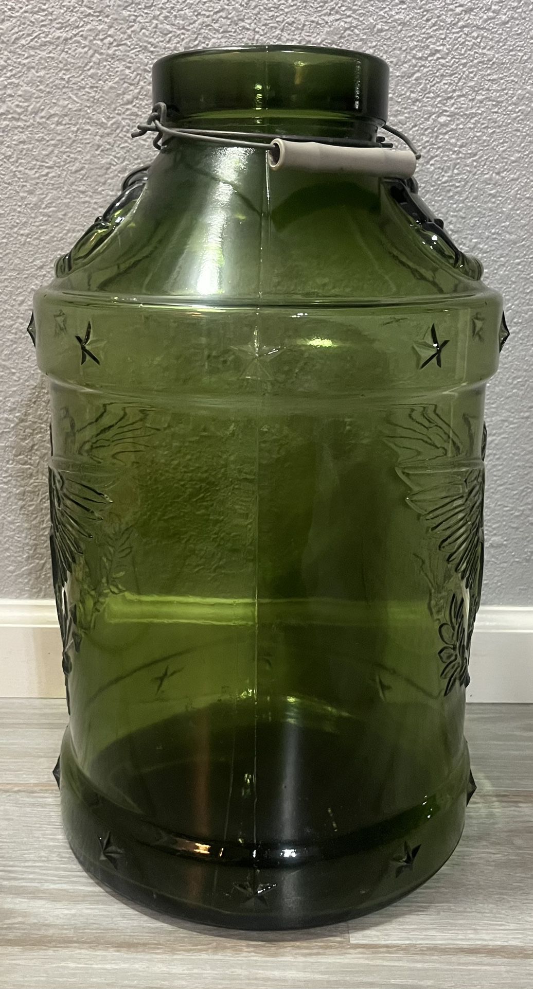LARGE Vintage Libbey Glass Jug 5 Gallon BICENTENNIAL 1776-1976