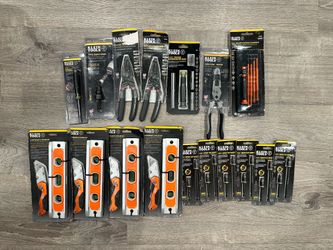 Klein tools hand tools and accessories all prices in description below