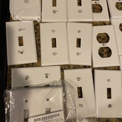 Outlet & Switch Plate Covers-all White