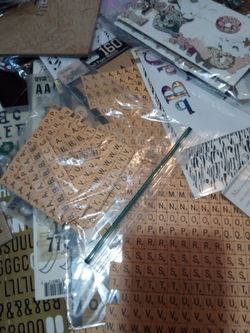 Over 100 packages alphabet Letter and numbers ( all $20)