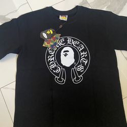 Bape x Chrome Heart tee