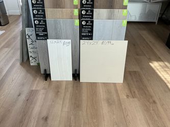 Porcelain tile on special 24x24. 12x24