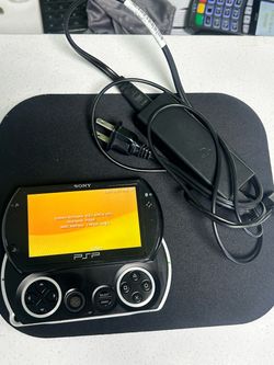 *TESTED* Sony PSP Go N1001 16GB Modded (ARK 4) Piano Black w/ AC Adapter