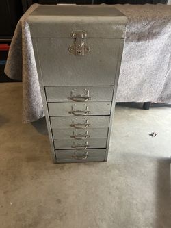 Vintage Metal Filing Cabinet