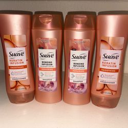Suave keratin shampoo and conditioner set