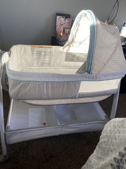 Bassinet and changing table in 1