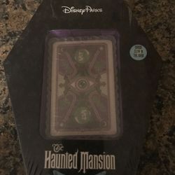 Disney Theme Park Exclusive Haunted Mansion Glow in the Dark Playing Cards