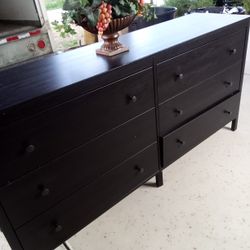 Black Wooden Dresser