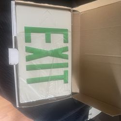 New Exit Sign 