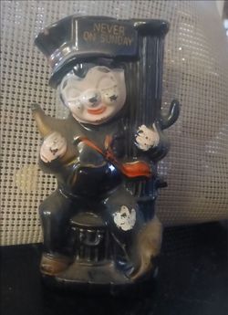 Very old whiskey bottle