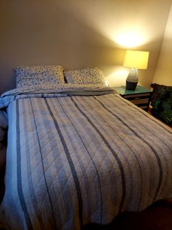 Keetsa Pillow Plus full size mattress and frame