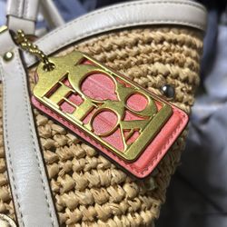 COACH. handmade hampton bag 