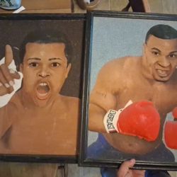 Mike Tyson & Muhammad Ali Paintings 