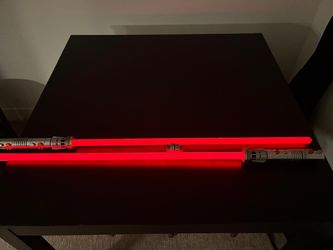 Wars Master Replicas Darth Maul Force FX Double-Bladed Lightsaber + Display Stand – Tested & Working