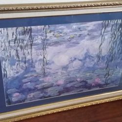 GOLD WOOD FRAMED ART